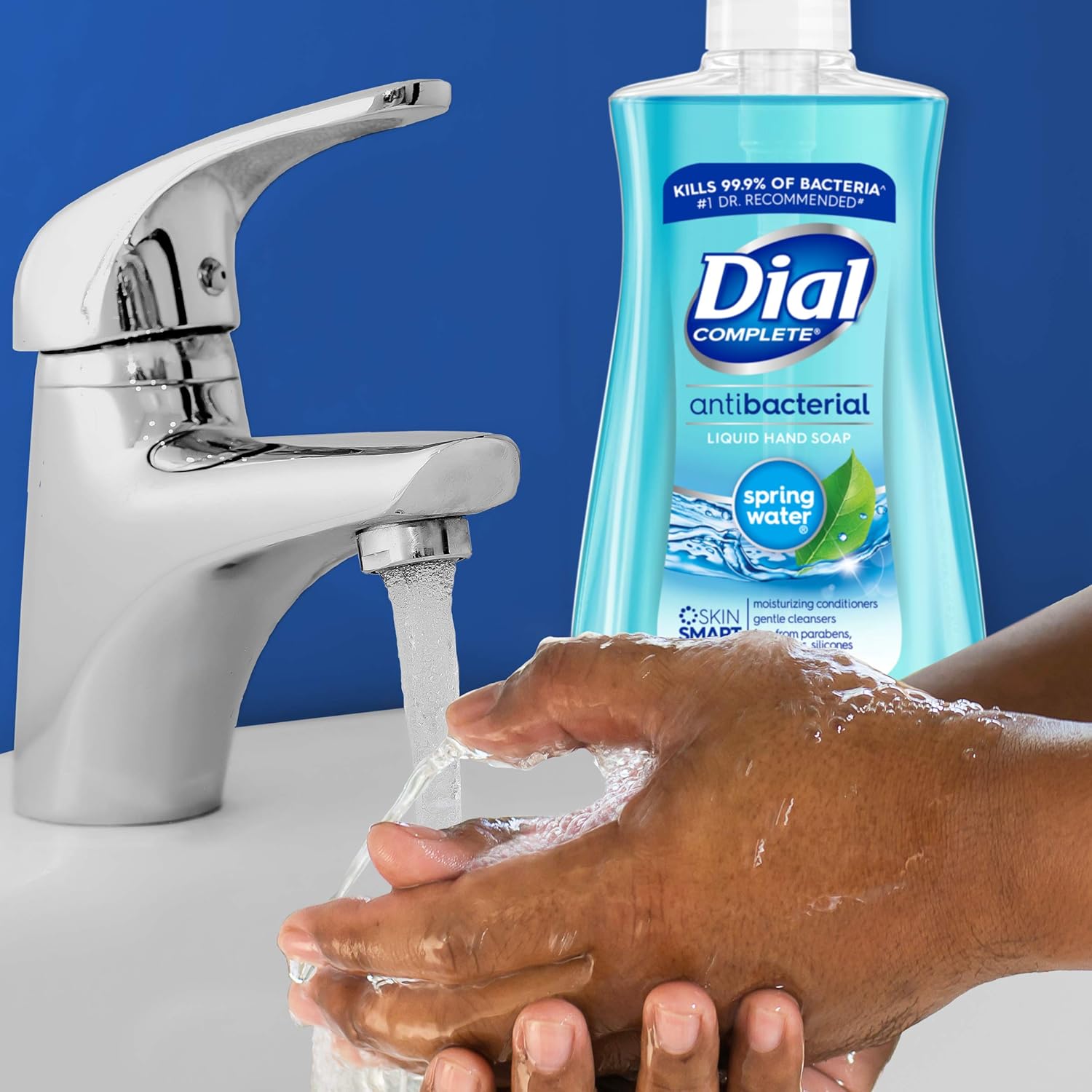 Dial Antibacterial Liquid Hand Soap, Spring Water, 7.5 Fl Oz (Pack of 1) : Hand Washes : Beauty