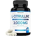 L Citrulline 3000mg Supplement (240 Capsules) Support L Arginine & Nitric Oxide Pills - Stamina, Endurance, Performance for Workouts - NO Supplements for Men - Gluten Free, Non-GMO, Vegan Capsules