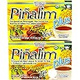 Pinalim Plus Tea Enhanced with Aguaje Peruano and Artichoke Heart la formula Original de Pinalim Mas Aguaje y Corazon de Alcachofa Mas Fuerte Healthy Antioxidant Formula, Caffeine Free All Natural Cleanse Digestive Tea Pack of 2 | 60 Ct.