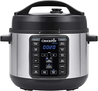 Crock Pot 6 Qt 8 In 1 Multi Use Express Crock Programmable Slow Cooker Press W Small Kitchen Appliances Kitchen Dining Bar