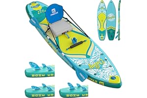 iTAOSTAR Daisy 11'6’ × 35” Extra Wide Paddle Board with Seat, One-Stop Premium SUP Board Accessories, Tailored 5 Fins, Stable Stand Up Paddle Boards for Youth of All Skill Levels