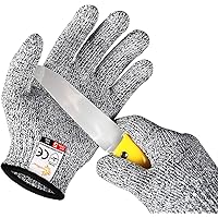 EVRIDWEAR Kid Sized Cut Resistant Work Gloves for Kitchen Use, Crafts, DIY, Garden and Yard works. Children Food Grade…