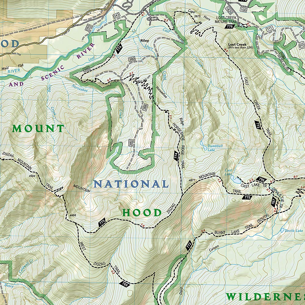 Mt Hood Wilderness Map Mount Hood Wilderness [Mount Hood National Forest] (National Geographic  Trails Illustrated Map, 321): National Geographic Maps - Trails  Illustrated: 9781566956673: Books: Amazon.com