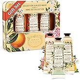 Panier des Sens - Mini Hand Cream Set - Birthday, Gifts for Women - Orange Blossom, Jasmine, Geranium Natural Hand Cream - Gift Ideas Made in France - 96% Natural - Hand Lotion Travel Size 3x1 Floz