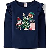 Gymboree Girls and Toddler Embroidered Graphic Long Sleeve T-Shirts