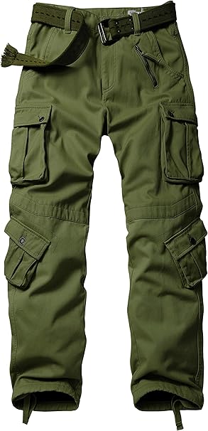 fleece lined cargo work pants