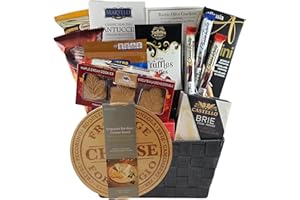 Gourmet Gift; Cheese, Nuts, Biscotti, Italian Crackers, Truffles and more