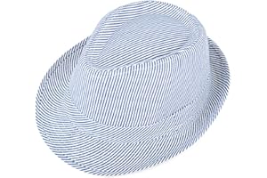WESTEND Unisex Short Brim Fedora - Hats for Men & Women + Straw Fedora Hats, Cooling Mesh Hats, Fashion Fedora Hats 2024