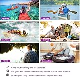 ioutdoor Waterproof Dry Bag 5L Purple Lightweight Compression Sack Kayaking view 6