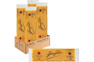 Garofalo - Premium Durum Wheat Semolina Spaghetti Pasta, Italian Made, Bronze-Drawn, Al-Dente, One-Ingredient Pasta (4 pack)