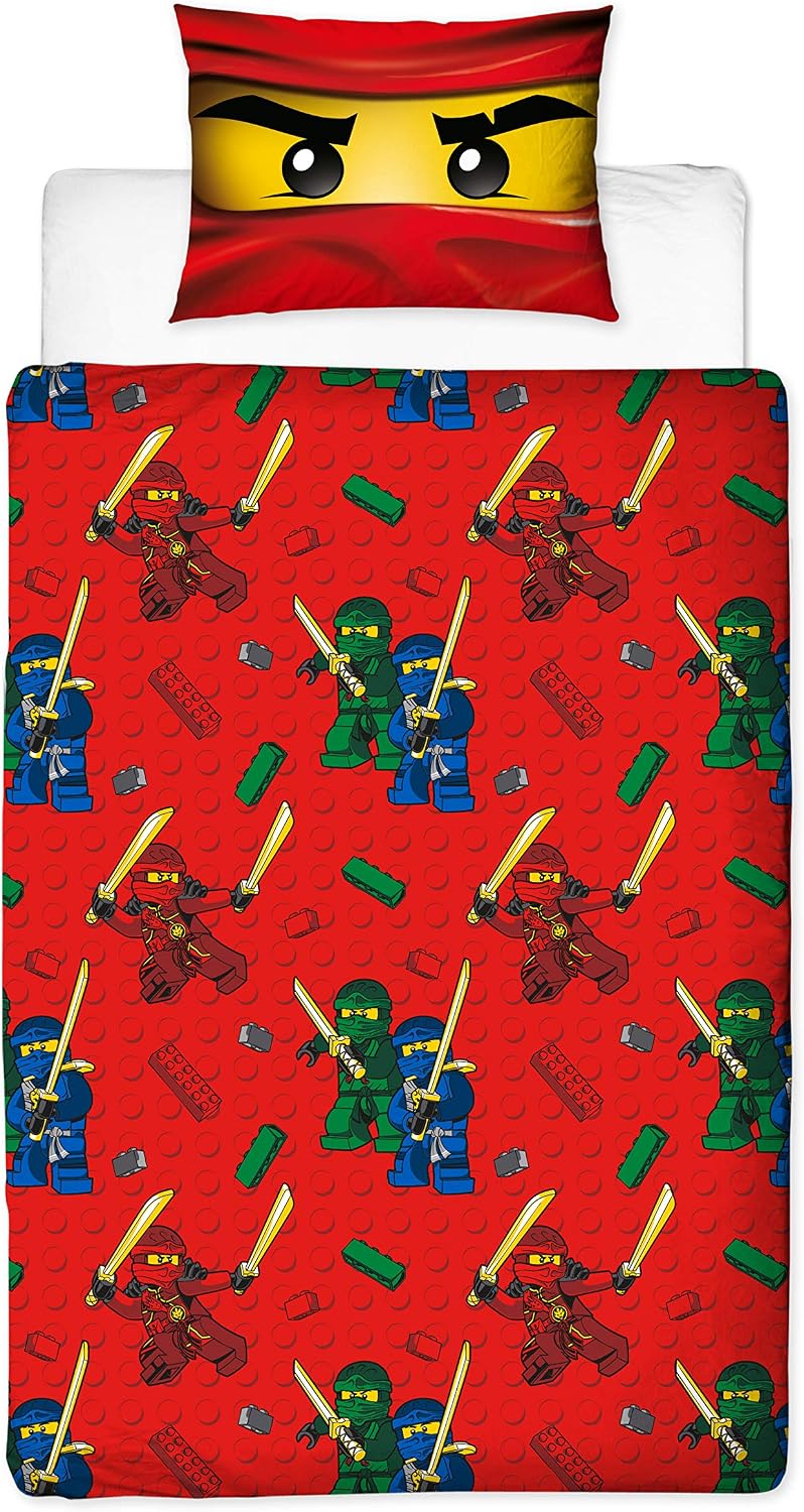 LEGO Ninjago Collective Design Single Duvet Cover, Multi Coloured, 200 x 135cm - Image 3