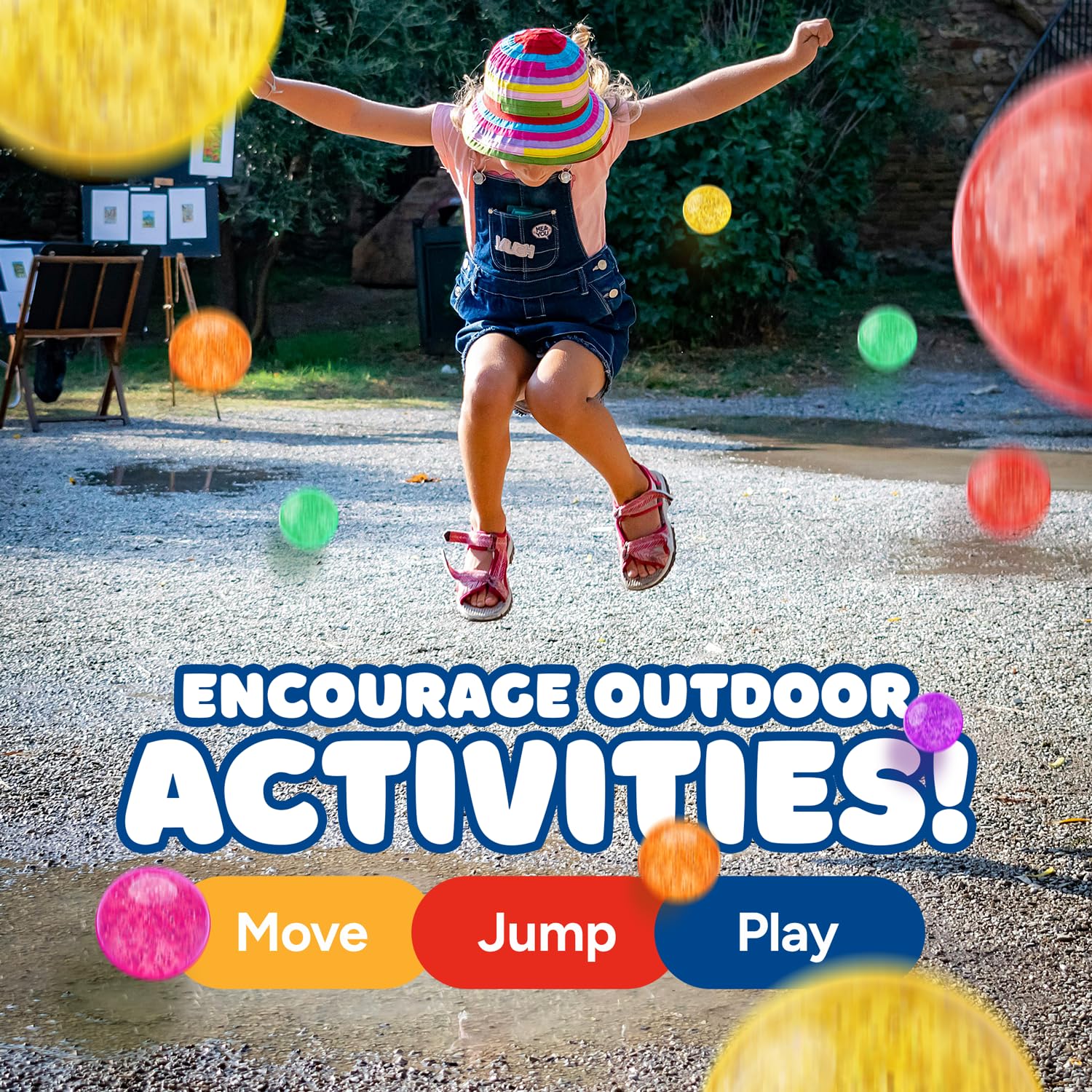 Entervending Bouncy Balls - Glitter Bounce Balls Bulk - Party Favors - Rubber Balls for Kids - Large Bouncy Ball 45 mm - Super Bouncy Balls Gift for Kids