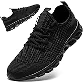 Linenghs Mens Running Shoes Tennis Gym Sneakers Casual Slip On Walking Lightweight Athletic Mesh Workout Breathable Fashion Sports Shoes