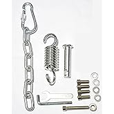 Mojia Assemble Accessories for Patio Wicker Hanging Egg Swing Chair Including Springs and Snap Hook Hardware to Install Basket on Stand, 700LBS Capacity Hammock Chair Hanging Kit Swing Spring