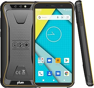 Plum Gator 6-4G Rugged Phone Unlocked Water Shock Resistant Military Grade IP68 Certified,