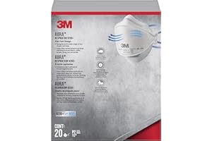 3M Safety Aura Particulate Respirator 9205PH-20-DCCA, 20 Disposable Respirators, White, One Size