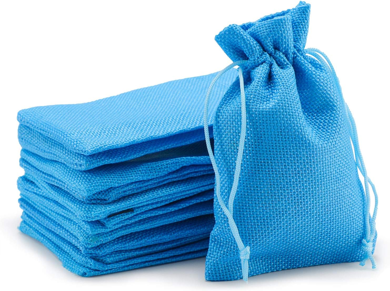 Burlap Drawstring Bags, EUSOAR 4.0 x 5.5