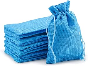 Burlap Drawstring Bags, EUSOAR 4.0 x 5.5