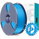 SUNLU PLA+2.0 3D Printer Filament, Cyan, 1KG | Upgraded PLA+ Filament 1.75mm, Tougher &amp; Stronger, Neatly Wound, +/-0.02mm Accuracy