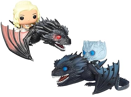 daenerys riding drogon funko pop