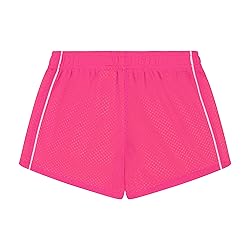 PUMA Girls' Little Active Short, Pink Glo, 4