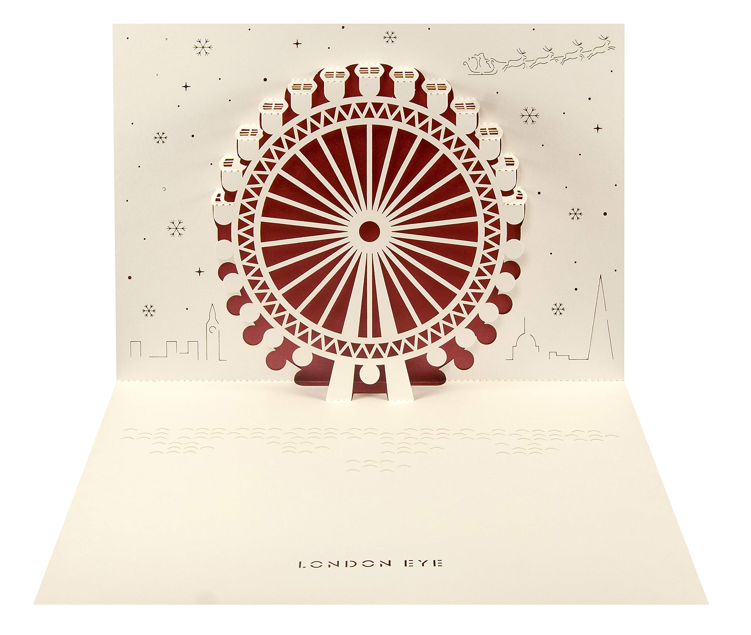 London Eye Christmas pop-up card