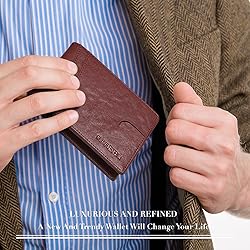 RUNBOX Wallet for Men and Women Slim Rfid Leather 2