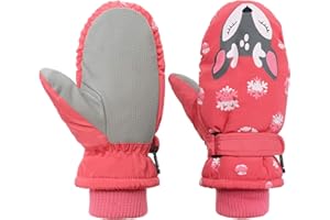 American Trends Toddler Mittens Winter Snow Glove waterproof mitten Warm Fleece Kid Ski Gloves for Boys Girls