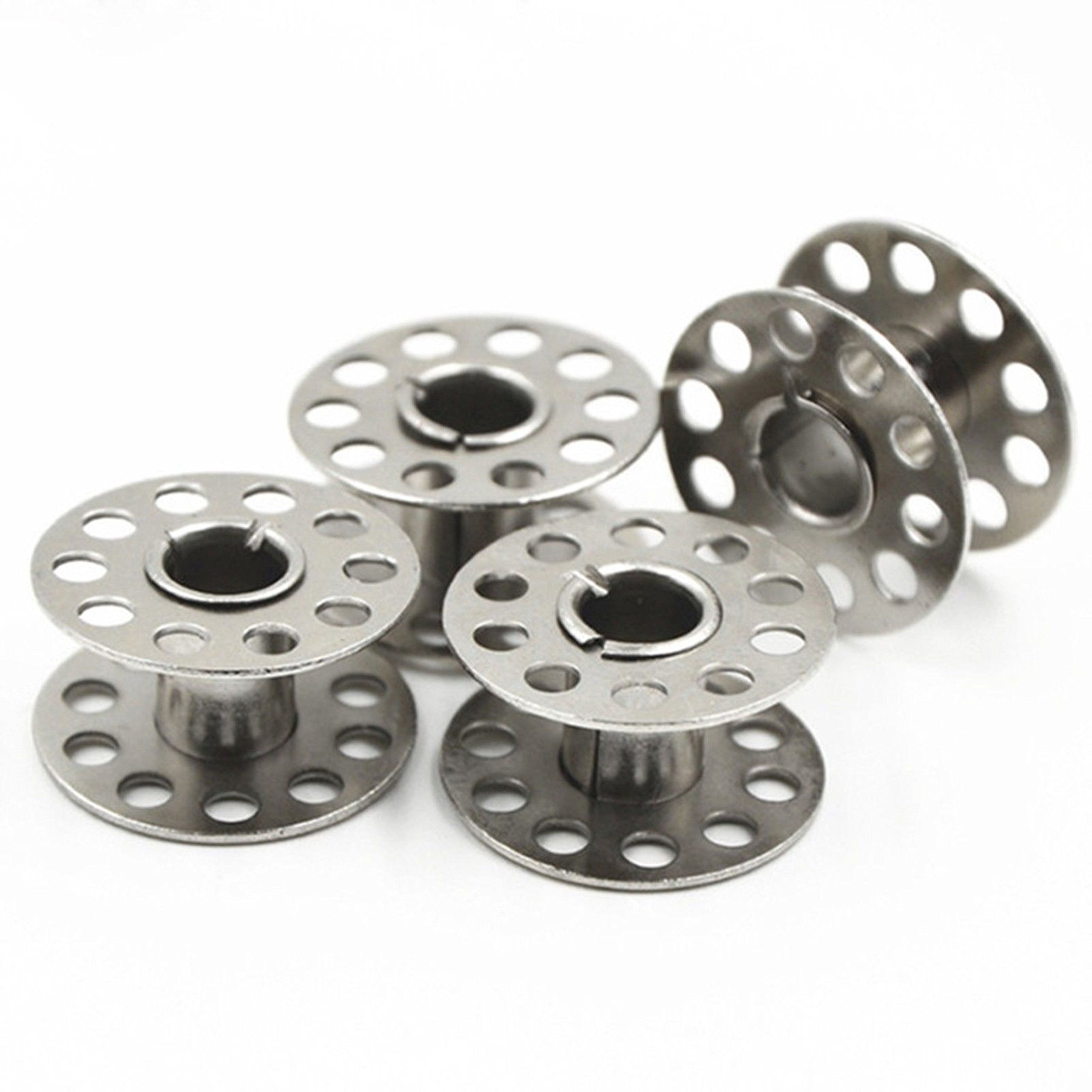 Metal Bobbins - Sewing Machine Spool Universal Fits Most Brands (10 x Bobbins)