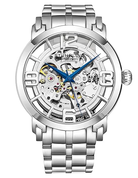 Stuhrling Original Herren-Armbanduhr Winchester 44 Elite Analog Automatik 165B2B.33112