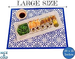 Reusable Freezable Ice Mat for Keeping Food