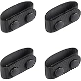 TACNEX Duty Belt Keepers w/Double Snaps for 1.5"/1.75"/ 2"/2.25" Wide Utility Belt Loop Stays Nylon Tactical Belt Holder Retainer Police Security Law Enforcement Military Accessories