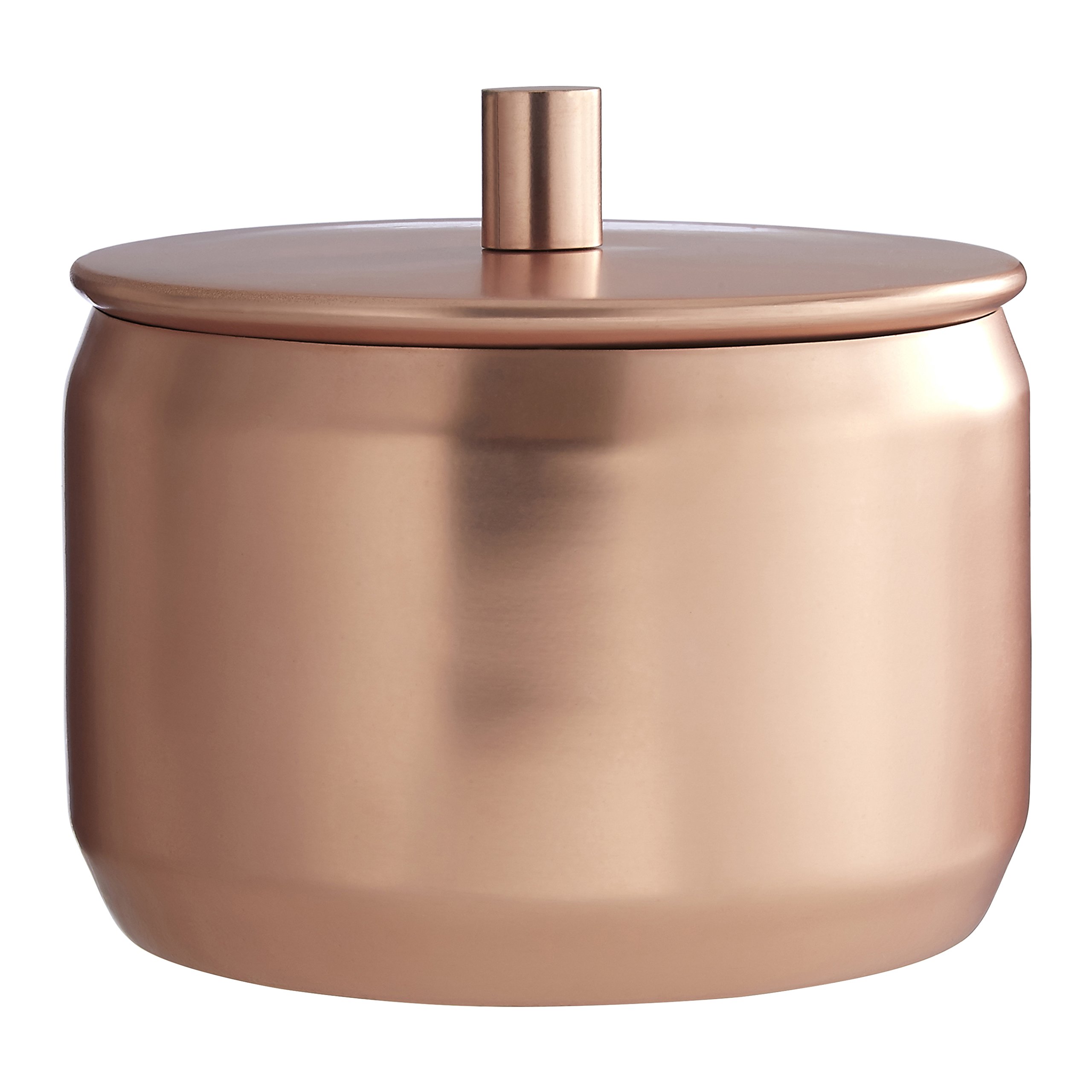 Premier Housewares Matte Copper Finish Madison Shine Storage Canister, Copper, 11 x 12 x 12 cm