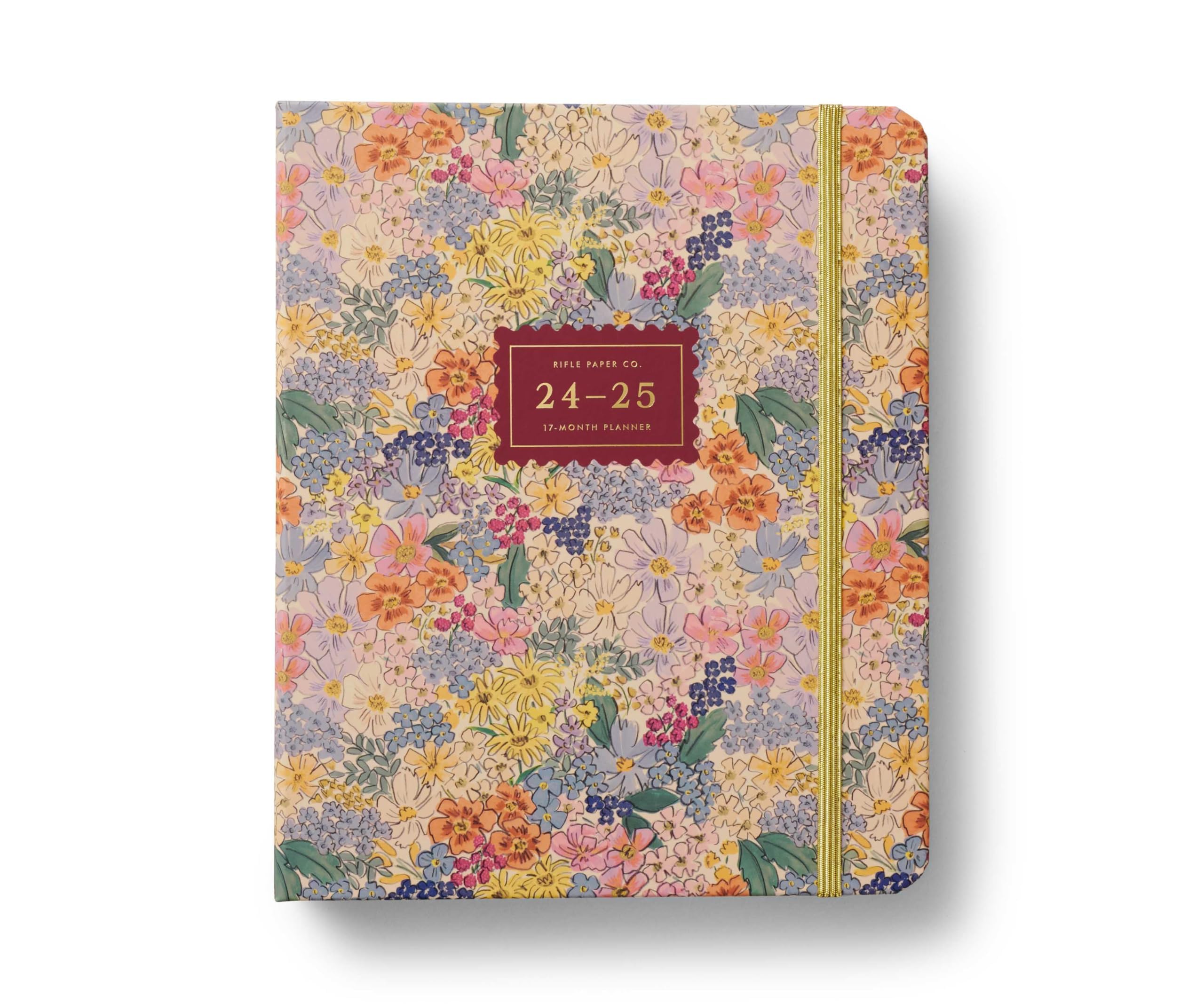 Photo 1 of Paper Co. 2025 17-Month Academic Covered Spiral Planner | August 2024-December 2025, Weekly and Monthly Pages, Includes Inspirational Quotes, Sticker Sheets (8.25" L × 6.75" W), Mimi