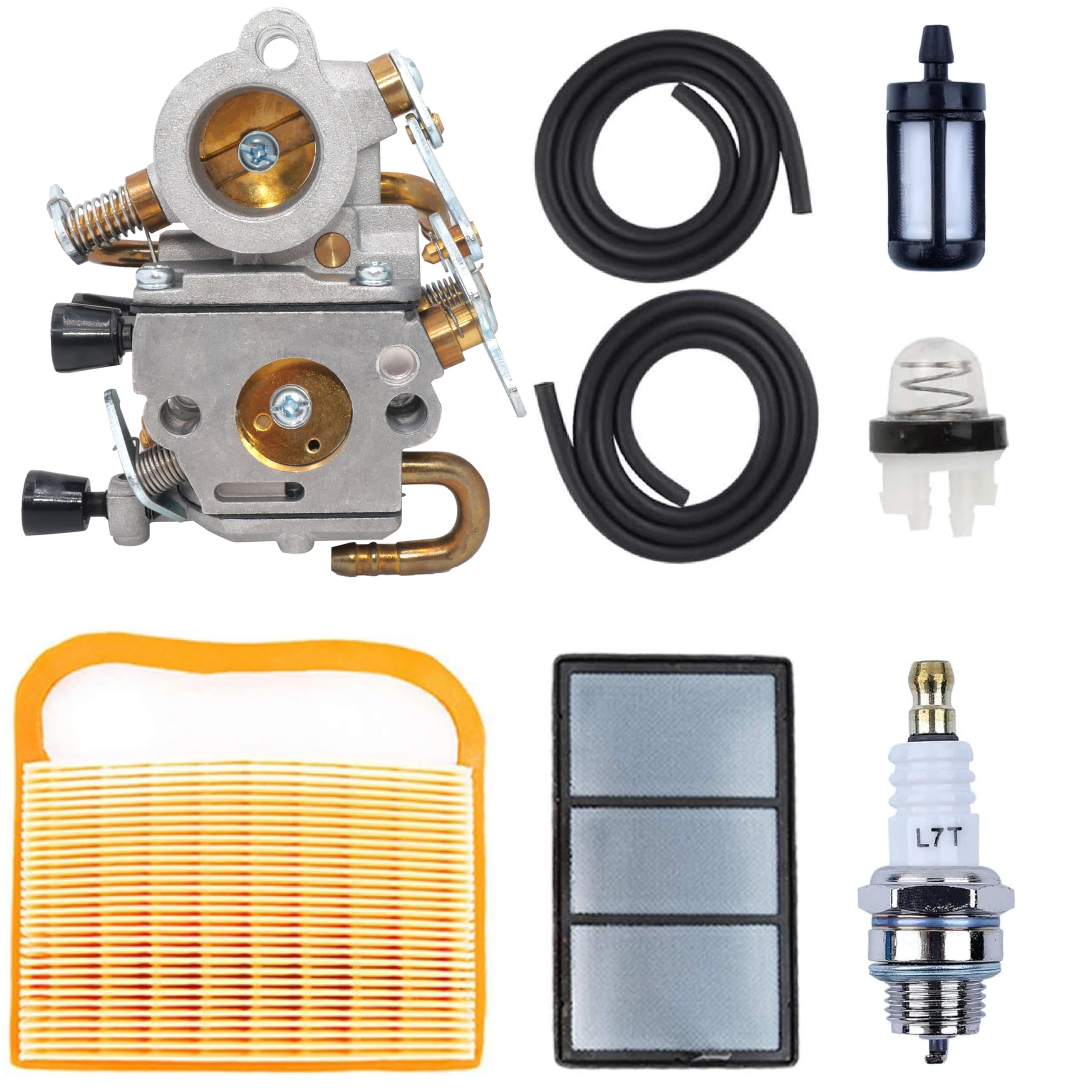 Hippotech C1Q-S118 Carburetor with Air Filter Tune Up Kit for STIHL TS420 TS410 TS410Z TS420Z Concrete Cut-Off Saw Replaces 4238 120 0600