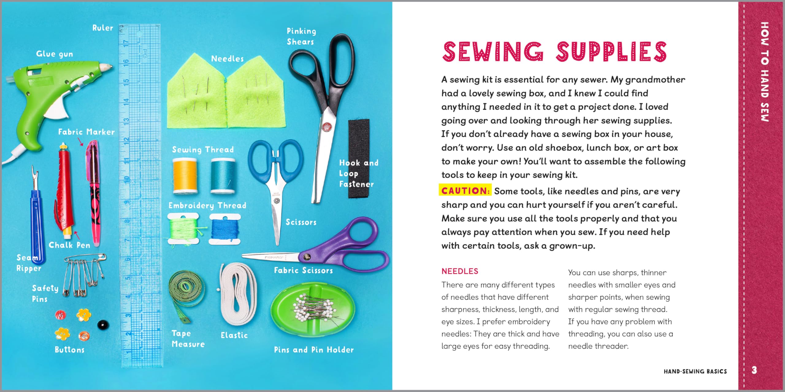 Sewing For Kids: 30 Fun Projects to Hand and Machine Sew