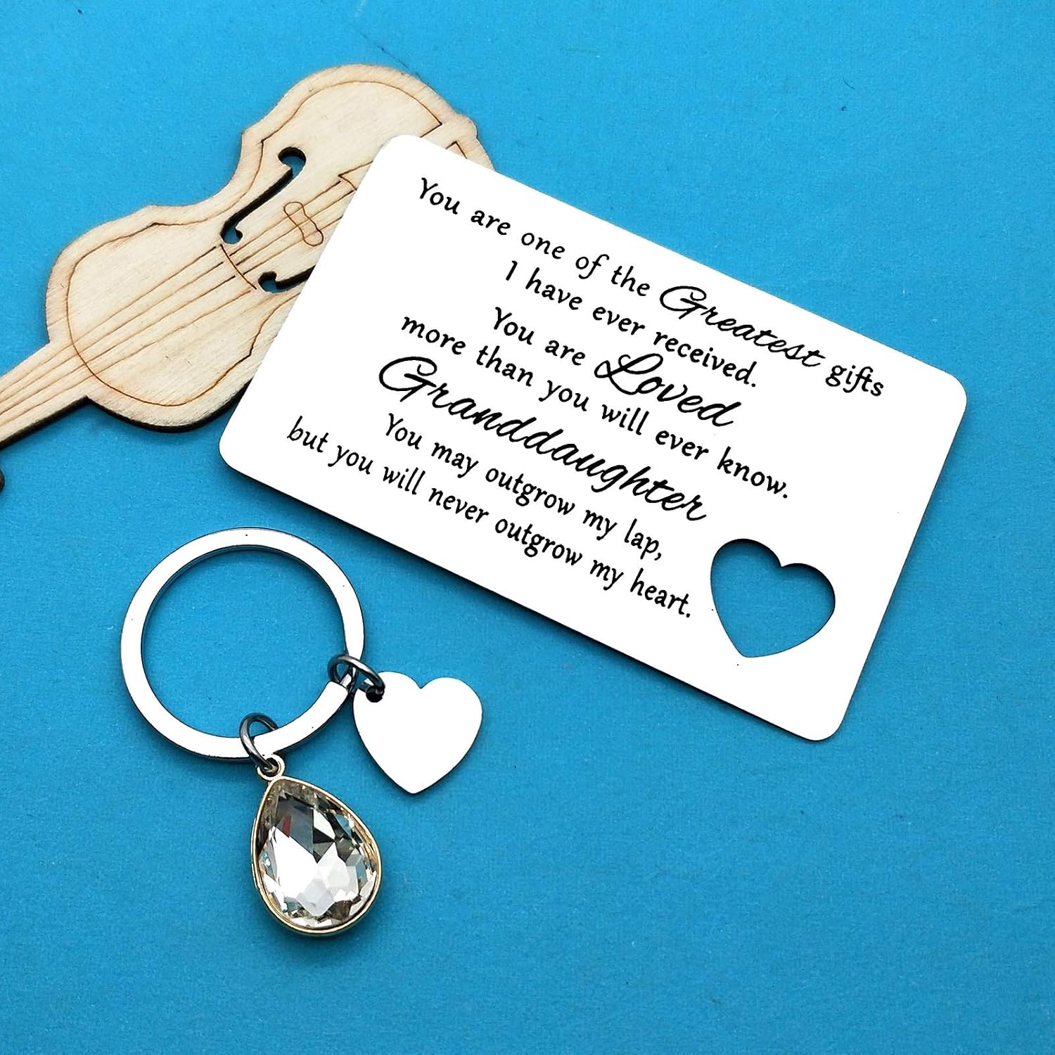 Granddaughter Gifts from Grandma Grandad Wallet Insert Card for Granddaughter You are Loved more than You will Ever Know Christmas Birthday Card Gifts for Granddaughter - Image 3