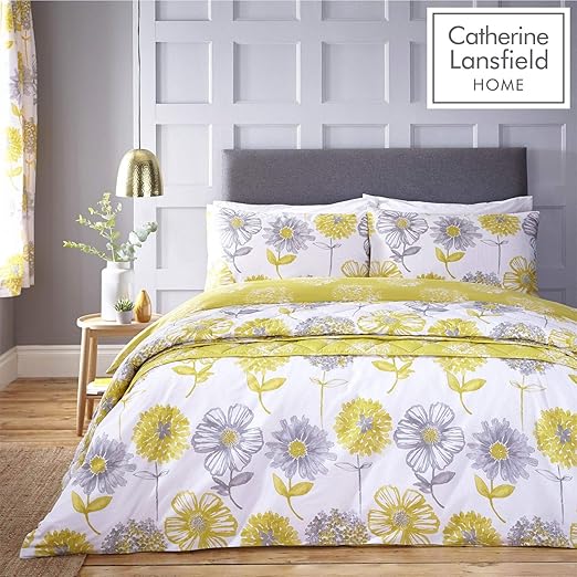 Catherine Lansfield Banbury Floral Easy Care Double Duvet Set