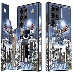 LETO Christmas Wallet Phone Case for Samsung Galaxy