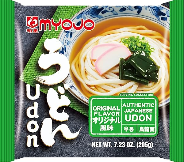 MYOJO UDON JAPANESE STYLE NOODLES WITH SOUP BASE,...