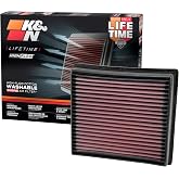 K&amp;N Performance Diesel High-Flow Lifetime Engine Air Filter: Increase Power: Premium, Washable: Compatible with 2013-2026 RAM: 2500, 3500, 4500, 5500, 33-5005