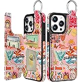 Shorogyt Compatible with iPhone 14 Pro Max Wallet Case with Card Holder - Designer Christian Collage Kickstand Magnetic Clasp Back Flip Folio Leather Phone Covers Women Men Girls