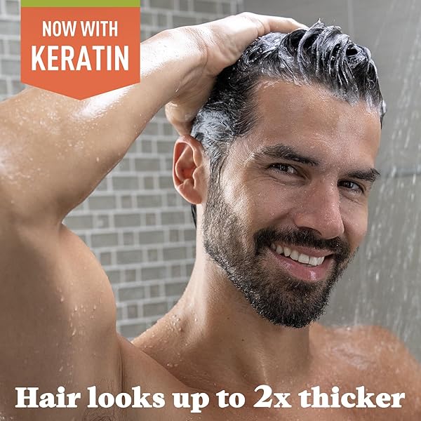 JUST FOR MEN CONTROL GX GREY REDUCING SHAMPOO, GRADUAL HAIR COLOR FOR STRONGER AND HEALTHIER HAIR, 4 FL OZ – PACK OF 1 (PACKAGING MAY VARY)