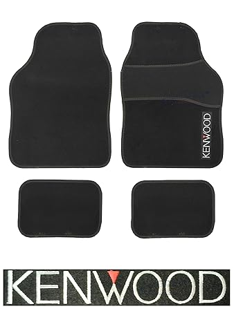 Xtremeauto New Kenwood Audio Car Floor Mats Set Black White Red Quality Embroidered Logo Wlw2 A70