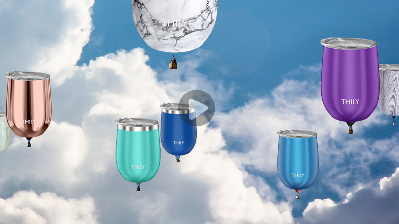 4 Vacuum+Insulated+Stemless+Wine+Tumbler