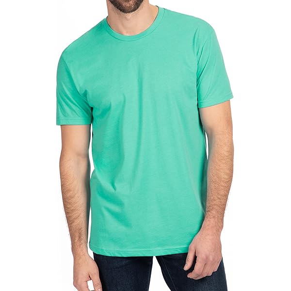 6410 NL 6410 Camiseta MENS PREM SUEDED CREW COOL BLUE L