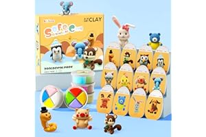 ARTPAR Air Dry Clay Kits for Kids-Modeling Magic Clay,12 Animals DIY Molding Clay Art Crafts Set,Ultra Light & Soft, Safe & N