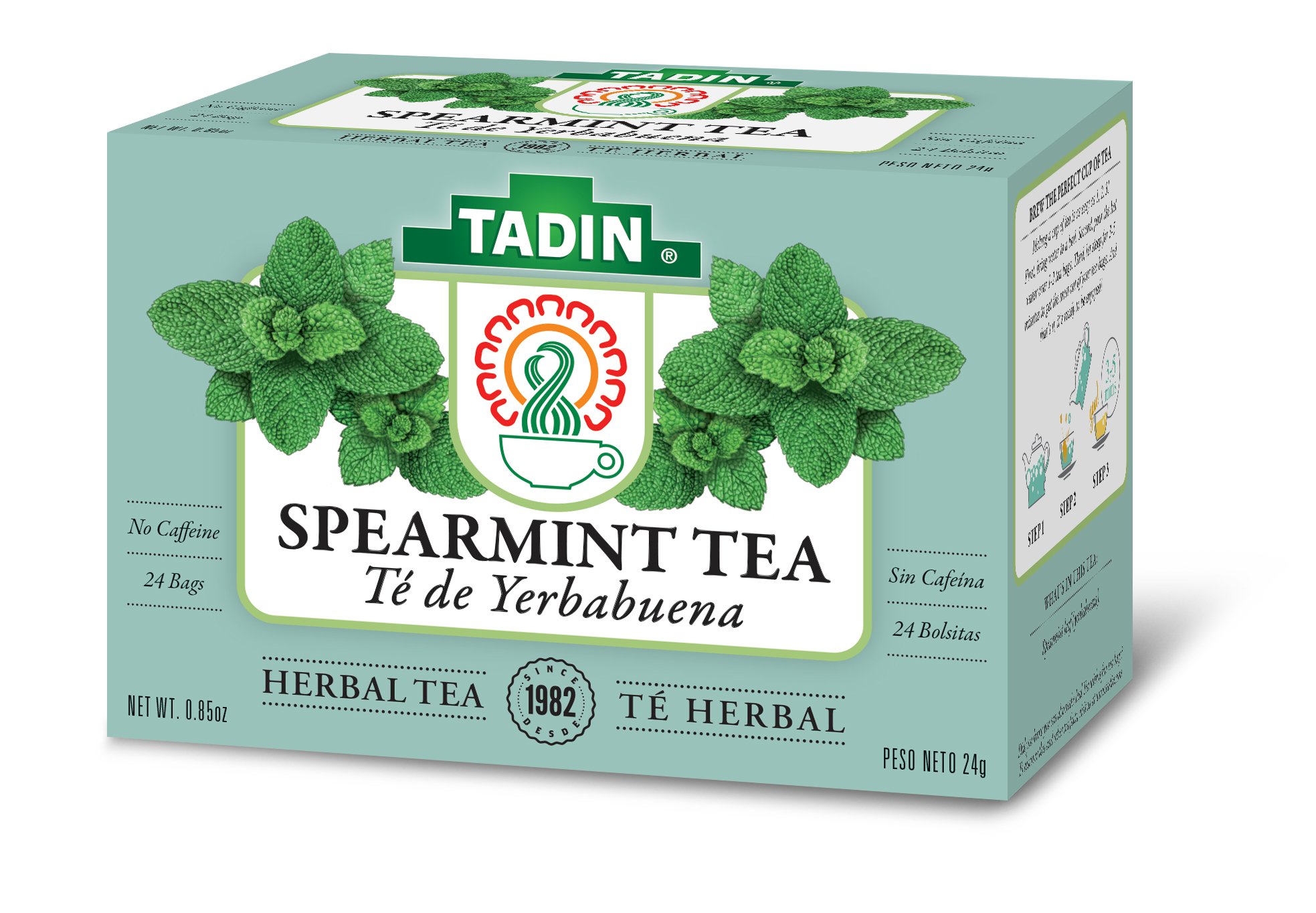Mua Tadin Spearmint Tea, Herbal Tea, Caffeine Free Tea, Tea Bags ...