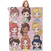 VANZEV Princess Blanket,Cute Cartoon Flannel Throw Blankets,Soft Warm Lightweight Cozy Plush Anime Throws for Bedroom Sofa Home Decor Gifts for Women Girls 50"x60"