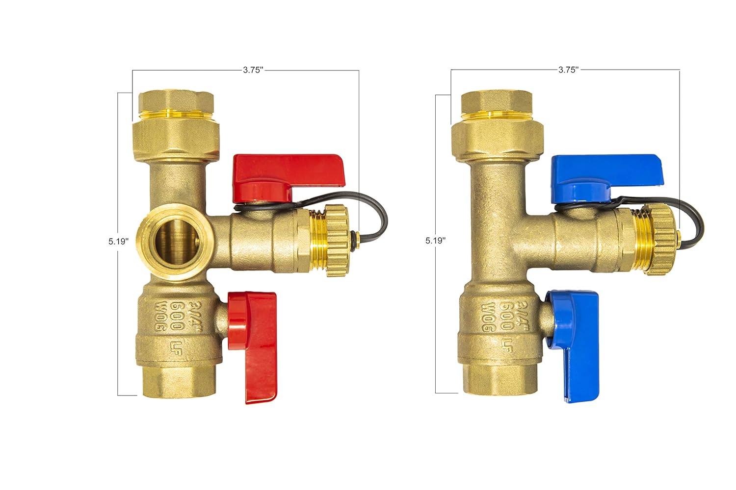 Noritz3/4"Tankless Water Heater LEAD FREE Isolation Valve with PRV